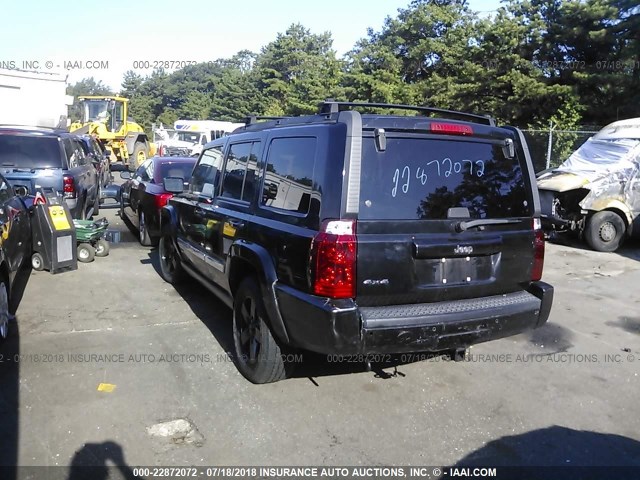 1J8HG48K16C352225 - 2006 JEEP COMMANDER შავი ფოტო 3