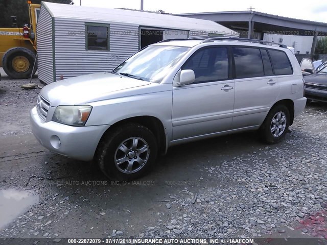 JTEDP21A070143505 - 2007 TOYOTA HIGHLANDER SPORT/LIMITED SILVER photo 2