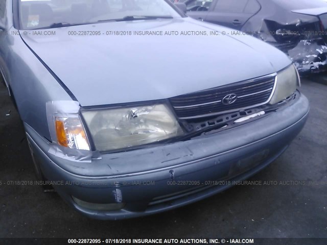 4T1BF18B4WU258652 - 1998 TOYOTA AVALON XL/XLS Light Blue photo 6