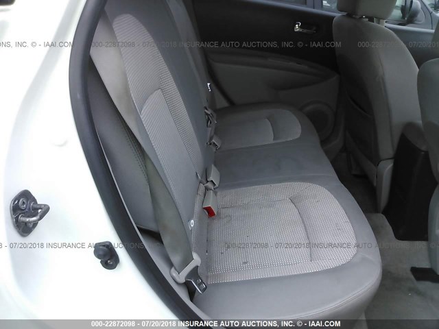 JN8AS5MV8BW297475 - 2011 NISSAN ROGUE S/SV/KROM WHITE photo 8