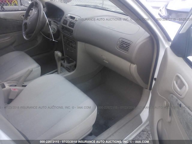 1NXBR12E5XZ301701 - 1999 TOYOTA COROLLA VE/CE/LE WHITE photo 5