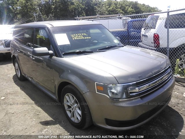 2FMGK5B85DBD02697 - 2013 FORD FLEX SE BROWN photo 1