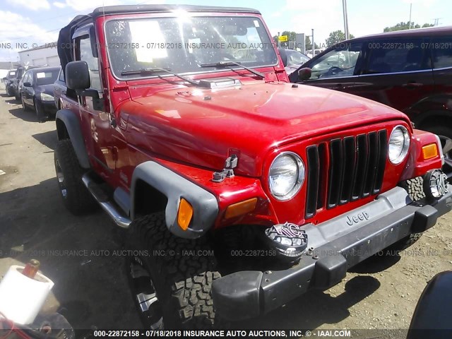 1J4FA29SX6P744660 - 2006 JEEP WRANGLER / TJ SE RED photo 1