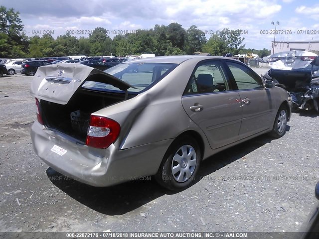 4T1BE32K14U305947 - 2004 TOYOTA CAMRY LE/XLE/SE Qəhvəyi foto 4
