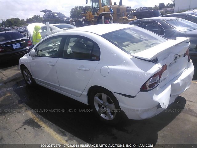 1HGFA16928L051241 - 2008 HONDA CIVIC EXL 白色 照片 3