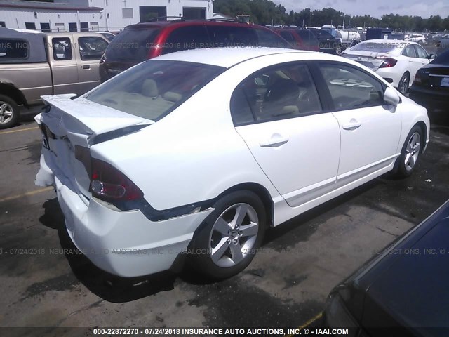 1HGFA16928L051241 - 2008 HONDA CIVIC EXL 白色 照片 4