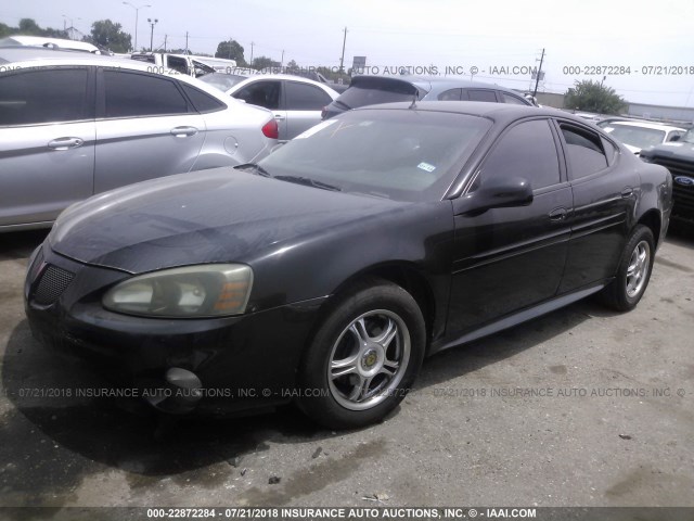 2G2WP522451249094 - 2005 PONTIAC GRAND PRIX BLACK photo 2