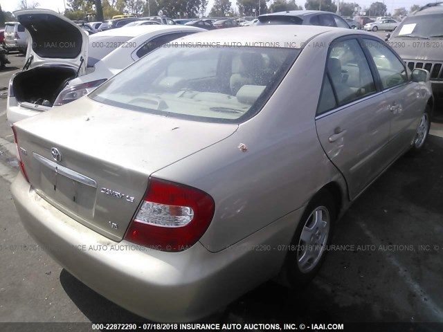 4T1BF32K63U043449 - 2003 TOYOTA CAMRY LE/XLE/SE 金色 照片 4