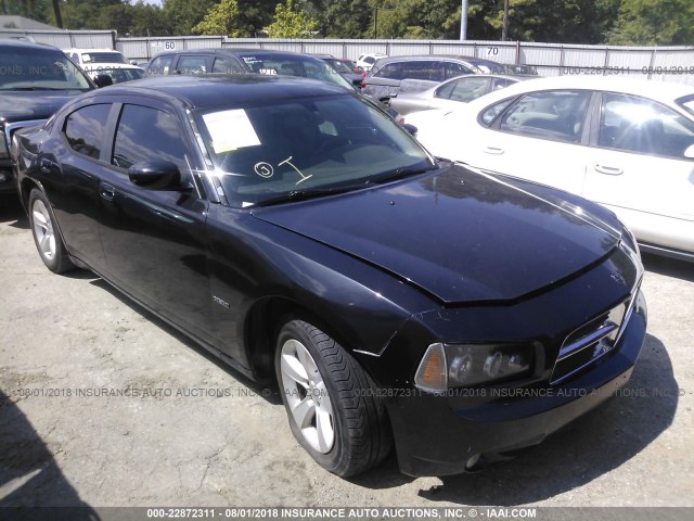 2B3KA53H06H136512 - 2006 DODGE CHARGER R/T BLACK photo 1