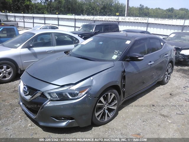 1N4AA6AP1GC380657 - 2016 NISSAN MAXIMA 3.5S/SV/SL/SR/PLAT GRAY photo 6