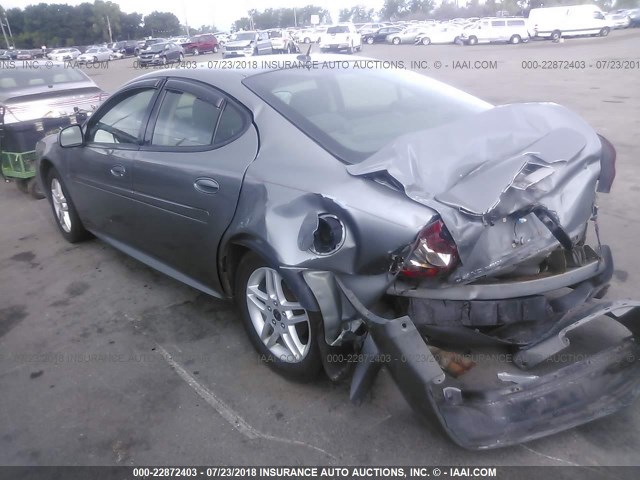 2G2WP552371171969 - 2007 PONTIAC GRAND PRIX GRAY photo 3