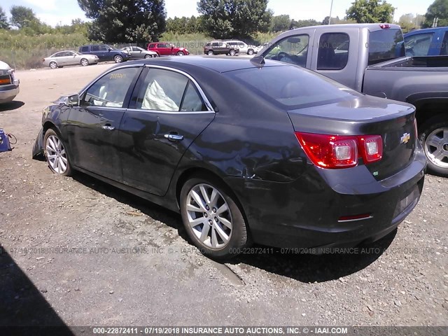 1G11H5SL6EF277623 - 2014 CHEVROLET MALIBU LTZ შავი ფოტო 3