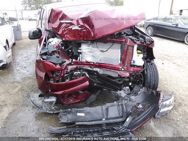 1GCGSCEN6J1237599 - 2018 CHEVROLET COLORADO LT RED photo 6