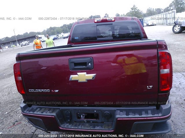 1GCGSCEN6J1237599 - 2018 CHEVROLET COLORADO LT RED photo 8