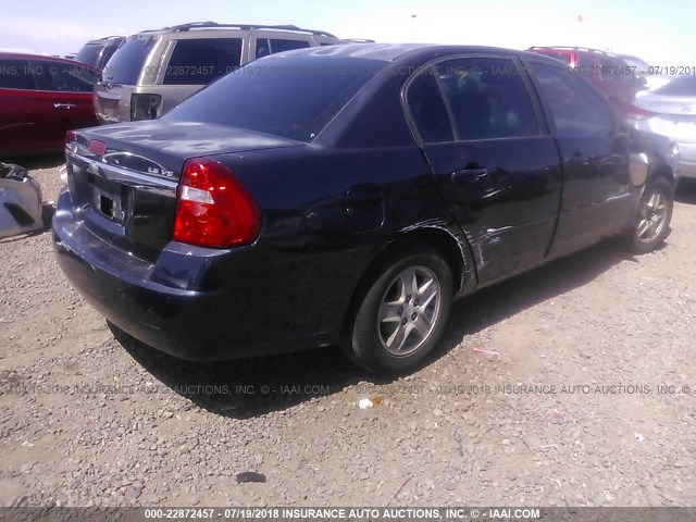 1G1ZT54805F336790 - 2005 CHEVROLET MALIBU LS Dark Blue photo 4