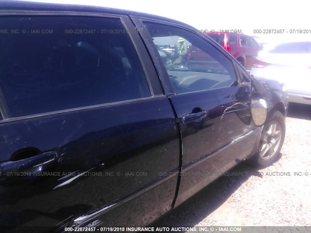 1G1ZT54805F336790 - 2005 CHEVROLET MALIBU LS Dark Blue photo 6