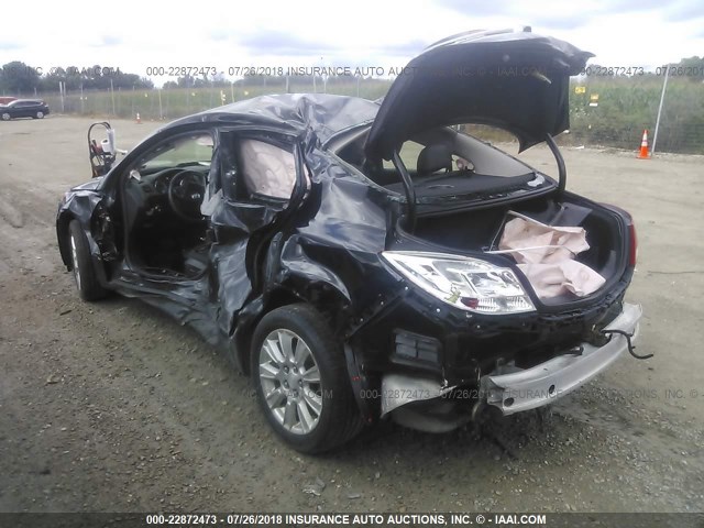 2G4GR5ER0C9206420 - 2012 BUICK REGAL 黑色 照片 3