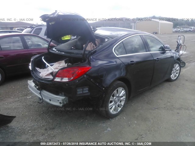2G4GR5ER0C9206420 - 2012 BUICK REGAL 黑色 照片 4
