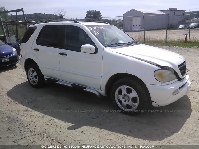 4JGAB54E92A364962 - 2002 MERCEDES-BENZ ML 320 WHITE photo 1