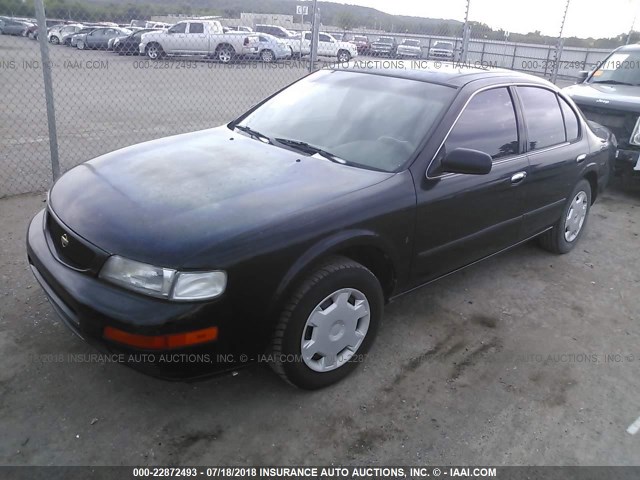 JN1CA21D2TT109685 - 1996 NISSAN MAXIMA GLE/GXE/SE BLACK photo 2