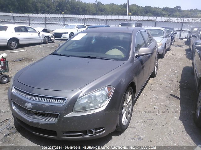 1G1ZE5E76BF175406 - 2011 CHEVROLET MALIBU LTZ 棕色 照片 2