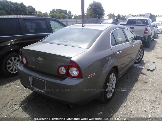 1G1ZE5E76BF175406 - 2011 CHEVROLET MALIBU LTZ 棕色 照片 4