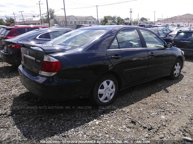 JTDBE32K653027283 - 2005 TOYOTA CAMRY LE/XLE/SE Qara foto 4
