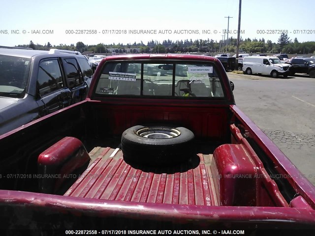 1GCCS19XXT8230499 - 1996 CHEVROLET S TRUCK S10 RED photo 8