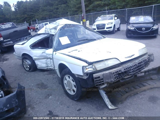 1FAPP6242PH176210 - 1993 FORD THUNDERBIRD LX WHITE photo 1