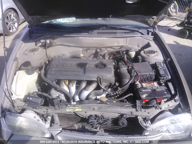 1NXBR12E8YZ373476 - 2000 TOYOTA COROLLA VE/CE/LE 棕色 照片 10
