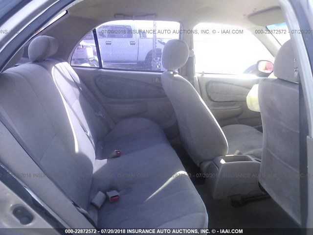 1NXBR12E8YZ373476 - 2000 TOYOTA COROLLA VE/CE/LE 棕色 照片 8