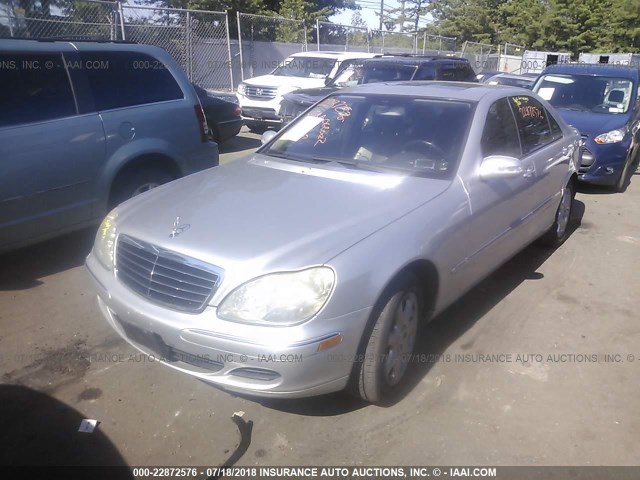 WDBNG83J96A480271 - 2006 MERCEDES-BENZ S 430 4MATIC SILVER photo 2