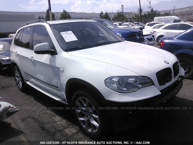 5UXZV4C51CL758776 - 2012 BMW X5 XDRIVE35I WHITE photo 1