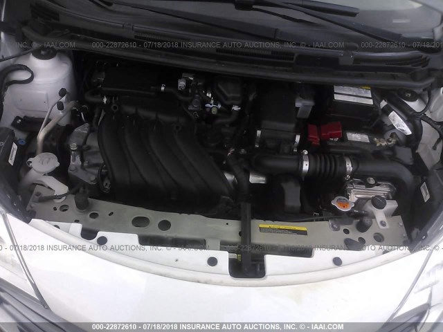 3N1CE2CP8FL404021 - 2015 NISSAN VERSA NOTE S/S PLUS/SV/SL/SR WHITE photo 10