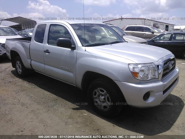 5TETX22N29Z635182 - 2009 TOYOTA TACOMA ACCESS CAB Silber Foto 1