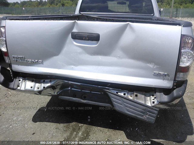 5TETX22N29Z635182 - 2009 TOYOTA TACOMA ACCESS CAB Silber Foto 6