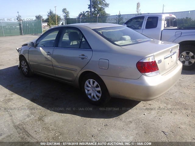 4T1BE32K55U072334 - 2005 TOYOTA CAMRY LE/XLE/SE Qızıl foto 3