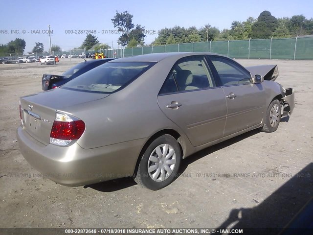 4T1BE32K55U072334 - 2005 TOYOTA CAMRY LE/XLE/SE Qızıl foto 4