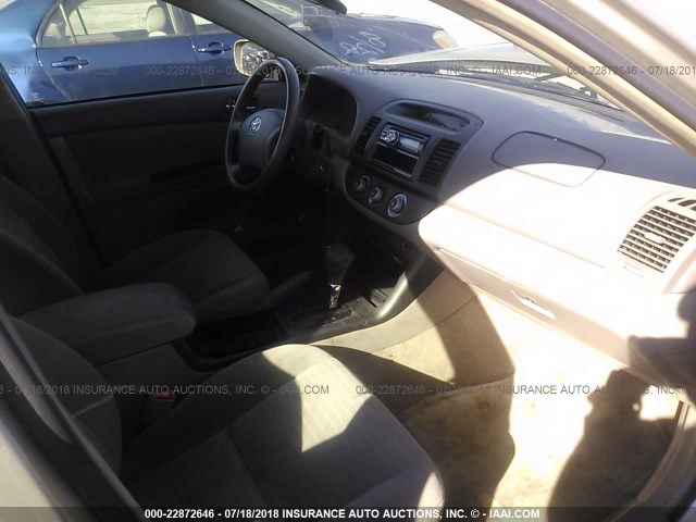 4T1BE32K55U072334 - 2005 TOYOTA CAMRY LE/XLE/SE Qızıl foto 5