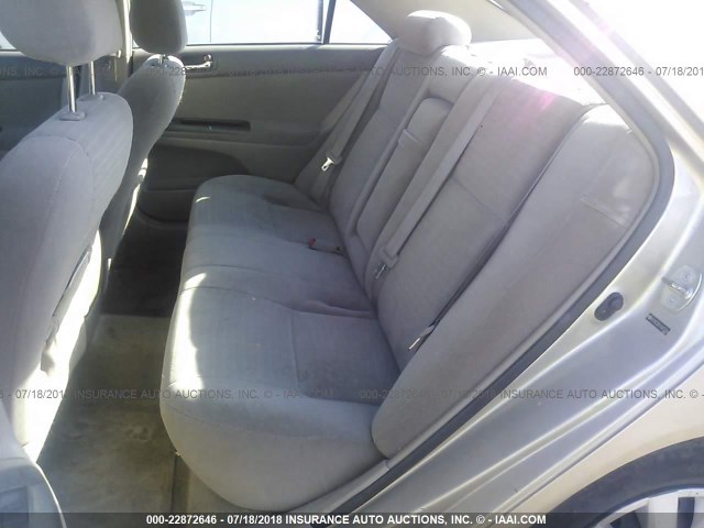 4T1BE32K55U072334 - 2005 TOYOTA CAMRY LE/XLE/SE Qızıl foto 8