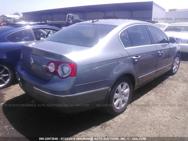 WVWEK93C26P201408 - 2006 VOLKSWAGEN PASSAT 2.0T LUXURY GRAY photo 4