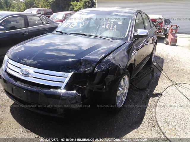 1FAHP28W38G107152 - 2008 FORD TAURUS LIMITED BLACK photo 6