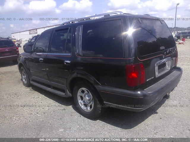 5LMFU28L7WLJ01464 - 1998 LINCOLN NAVIGATOR BLACK photo 3