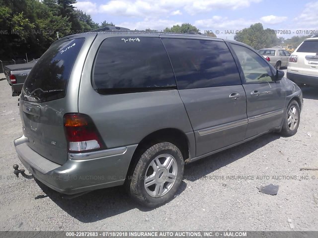 2FMZA52433BB44609 - 2003 FORD WINDSTAR SE GREEN photo 4