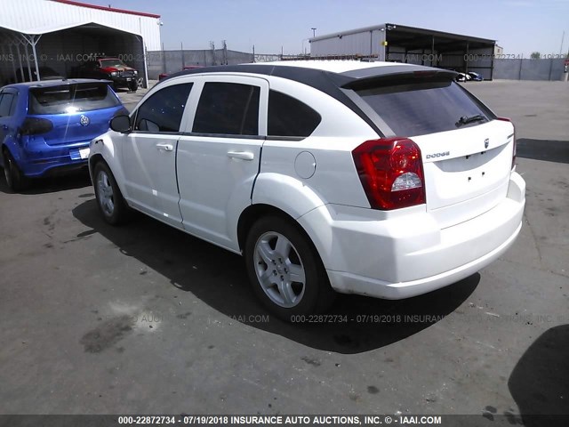 1B3CB3HA1AD604397 - 2010 DODGE CALIBER MAINSTREET WHITE photo 3