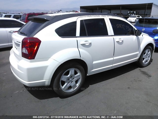 1B3CB3HA1AD604397 - 2010 DODGE CALIBER MAINSTREET WHITE photo 4