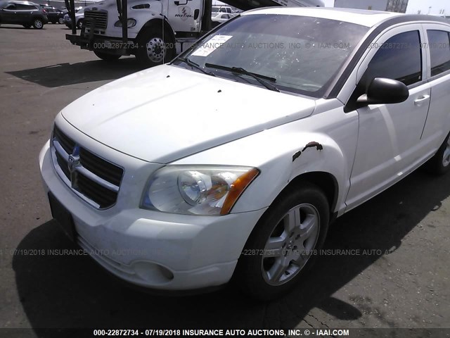 1B3CB3HA1AD604397 - 2010 DODGE CALIBER MAINSTREET WHITE photo 6