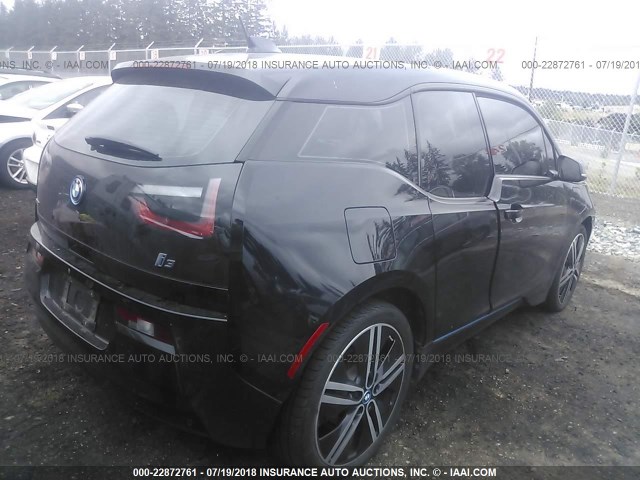 WBY1Z8C53HV889910 - 2017 BMW I3 REX BLACK photo 4