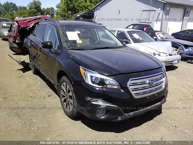 4S4BSANC1G3332478 - 2016 SUBARU OUTBACK 2.5I LIMITED BLACK photo 1