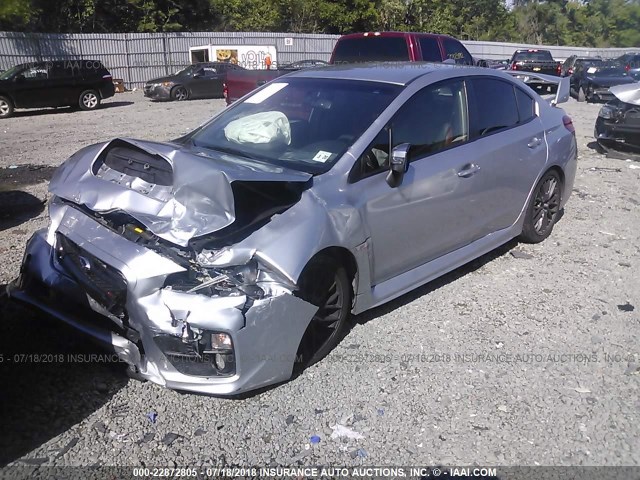 JF1VA2P62F9826402 - 2015 SUBARU WRX STI SILVER photo 2